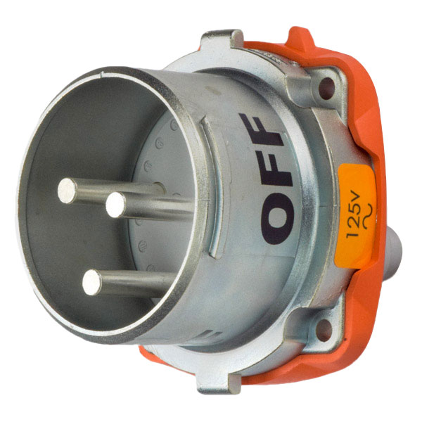 39-68175-K07 - DR100 INLET METAL SIZE 4 TYPE 3R 1P+N+G 100A 125 VAC 60 Hz NO AUX